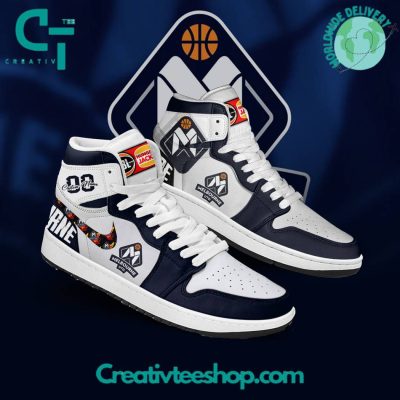 NBL Melbourne United Personalized Air Jordan 1 Sneaker - soulcals.com