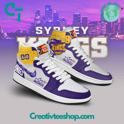 NBL Sydney Kings Personalized Air Jordan 1 Sneaker - soulcals.com