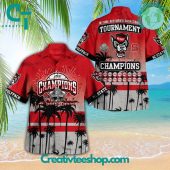 Nc State Wolfpack Acc Mens Basketball Tournament Champions Hawaiian Set - demo10