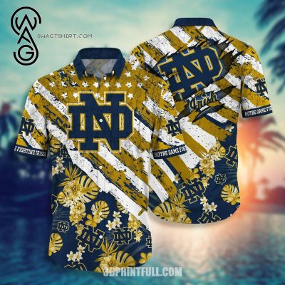 Ncaa Notre Dame Fighting Irish Team Combo Hawaiian Shirt And Shorts - Hot Sale 2025