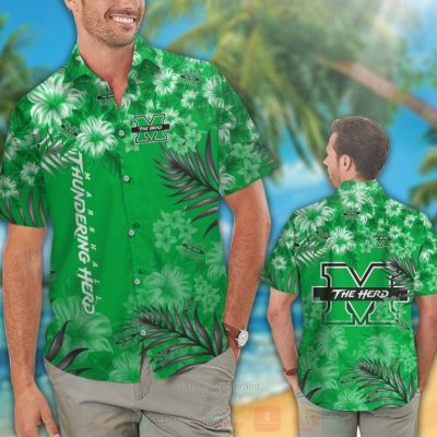 Ncaa Marshall Thundering Herd Hawaiian Shirt, Short - Hot Sale 2025