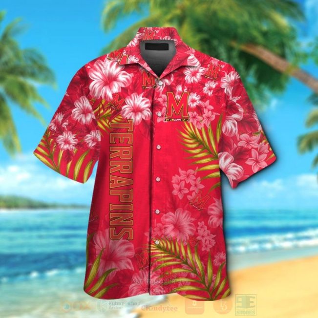 Ncaa Maryland Terrapins Hawaiian Shirt, Short - Hot Sale 2025
