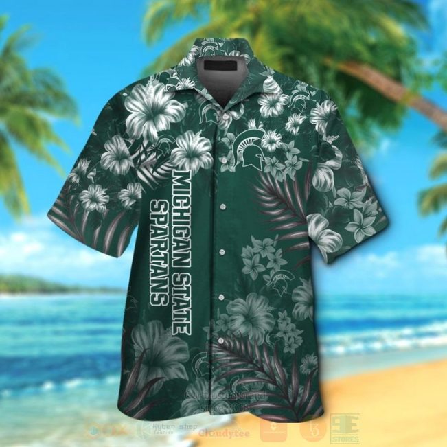 Ncaa Michigan State Spartans Hawaiian Shirt, Short - Hot Sale 2025