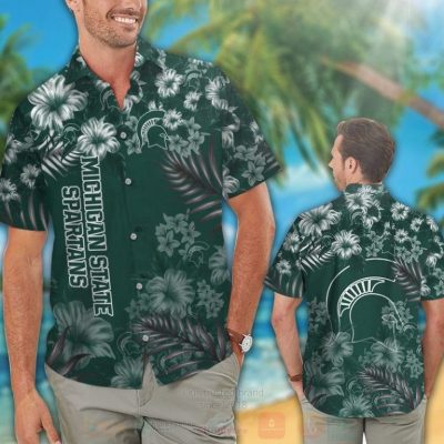 Ncaa Michigan State Spartans Hawaiian Shirt, Short - Hot Sale 2025