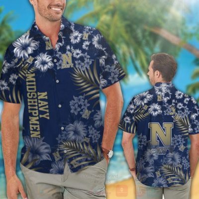 Ncaa Navy Midshipmen Hawaiian Shirt, Short - Hot Sale 2025