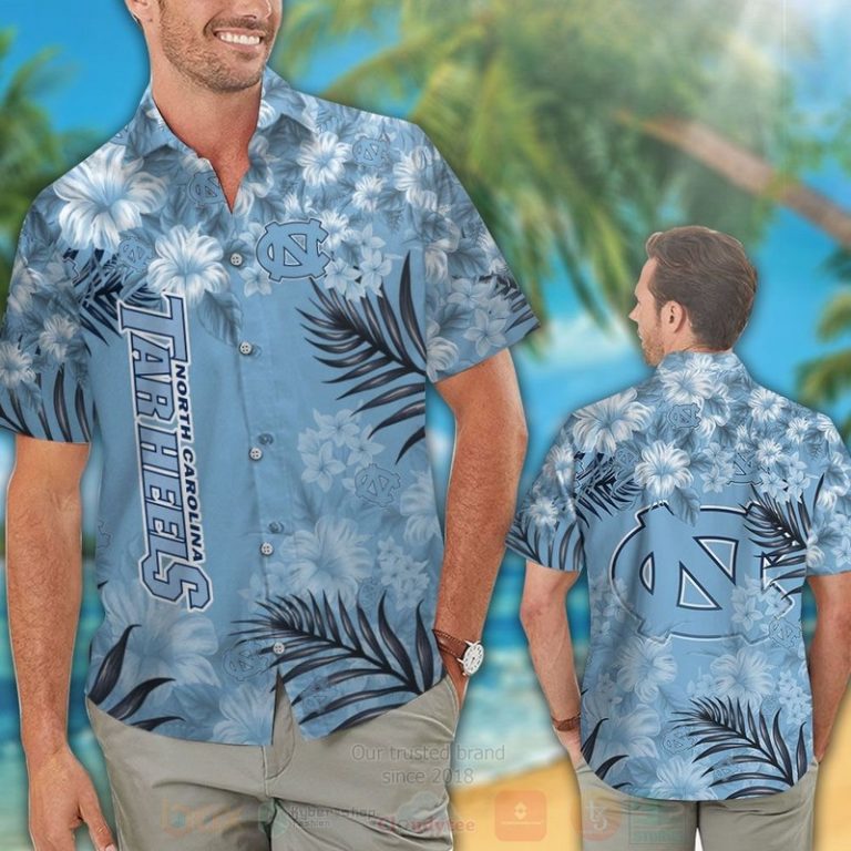 Ncaa North Carolina Tar Heels Hawaiian Shirt, Short - Hot Sale 2025 Ncaa North Carolina Tar Heels Hawaiian Shirt, Short - Hot Sale 2025