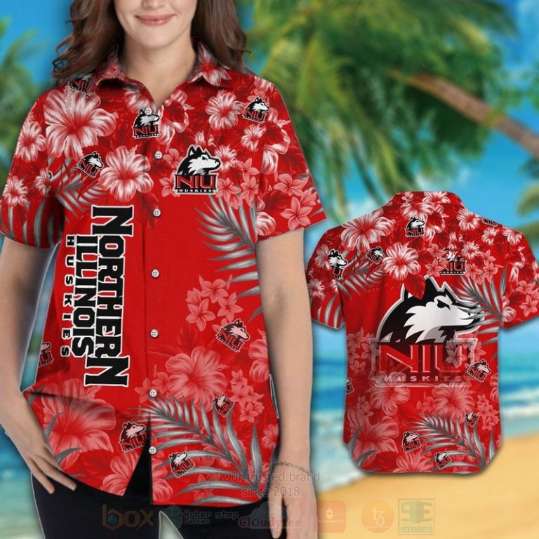 Ncaa Northern Illinois Huskies Hawaiian Shirt, Short - Hot Sale 2025 Ncaa Northern Illinois Huskies Hawaiian Shirt, Short - Hot Sale 2025