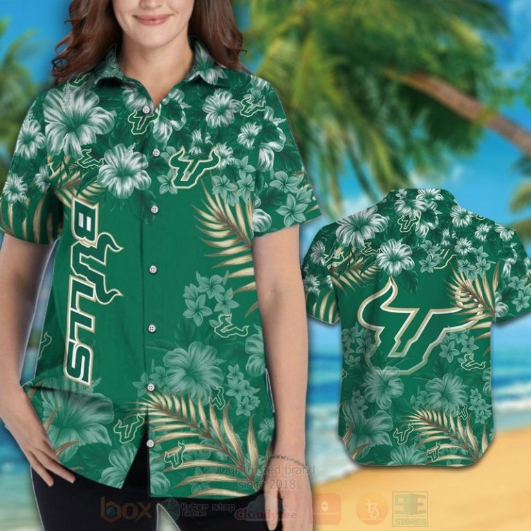 Ncaa South Florida Bulls Hawaiian Shirt, Short - Hot Sale 2025 Ncaa South Florida Bulls Hawaiian Shirt, Short - Hot Sale 2025