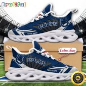 NFL Indianapolis Colts Max Soul Shoes Custom Name Football Shoes Sports