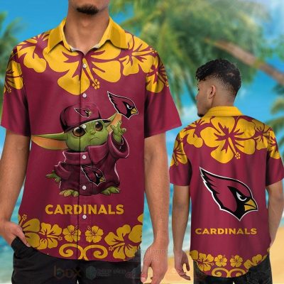 Nfl Arizona Cardinals Baby Yoda Red Hawaiian Shirt, Short - Hot Sale 2025