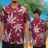 Nfl Arizona Cardinals Cannabis Leaves Hawaiian Shirt Short.jpg - demo10