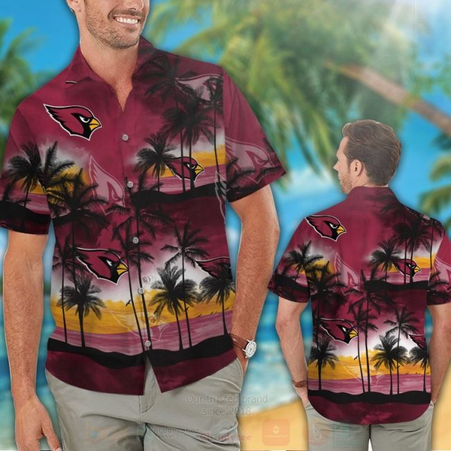 Nfl Arizona Cardinals Coconut Tree And The Sea Hawaiian Shirt, Short - Hot Sale 2025