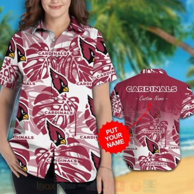 Nfl Arizona Cardinals Custom Name Hawaiian Shirt, Short - Hot Sale 2025