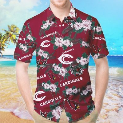 Nfl Arizona Cardinals Hibiscus Flower Hawaiian Shirt, Short - Hot Sale 2025