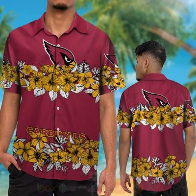 Nfl Arizona Cardinals Hibiscus Flowers Hawaiian Shirt, Short - Hot Sale 2025