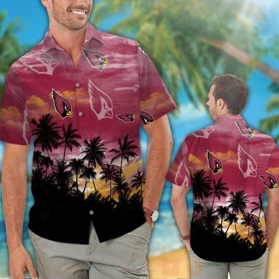 Nfl Arizona Cardinals Logos Hawaiian Shirt, Short - Hot Sale 2025
