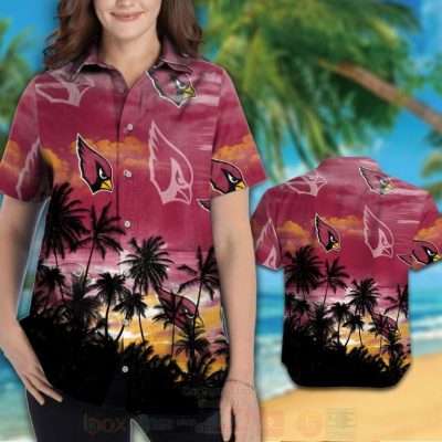 Nfl Arizona Cardinals Logos Hawaiian Shirt, Short - Hot Sale 2025