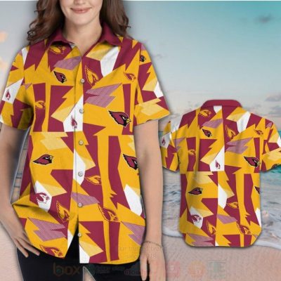 Nfl Arizona Cardinals Red-Yellow Hawaiian Shirt, Short - Hot Sale 2025