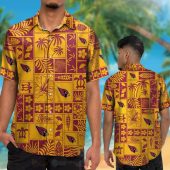 Nfl Arizona Cardinals Turtle And Hibiscus Flower Hawaiian Shirt Short.jpg - demo10