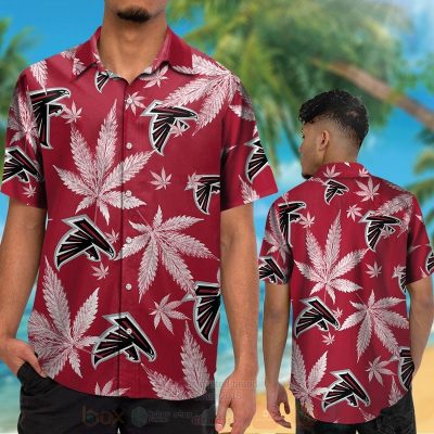 Nfl Atlanta Falcons Cannabis Leaves Hawaiian Shirt, Short - Hot Sale 2025