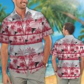 Nfl Atlanta Falcons Red White Coconut Tree Hawaiian Shirt Short.jpg - demo10