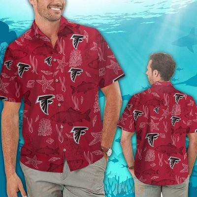 Nfl Atlanta Falcons Starfish Hawaiian Shirt, Short - Hot Sale 2025