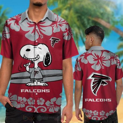 Nfl Atlanta Falcons And Snoopy Hawaiian Shirt, Short - Hot Sale 2025