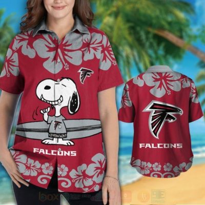 Nfl Atlanta Falcons And Snoopy Hawaiian Shirt, Short - Hot Sale 2025