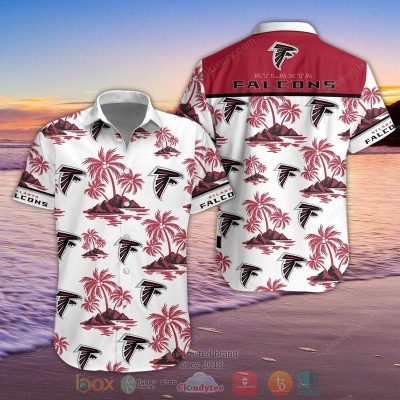 Nfl Atlanta Falcons Palm Tree Hawaiian Shirt, Shorts - Hot Sale 2025