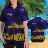 Nfl Baltimore Ravens Brown Navy Hawaiian Shirt Short 1 768x768 1.jpg - demo10