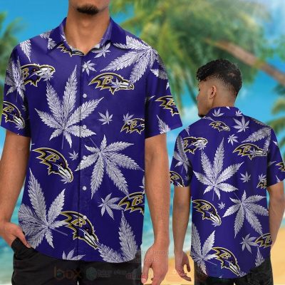 Nfl Baltimore Ravens Cannabis Leaves Hawaiian Shirt, Short - Hot Sale 2025