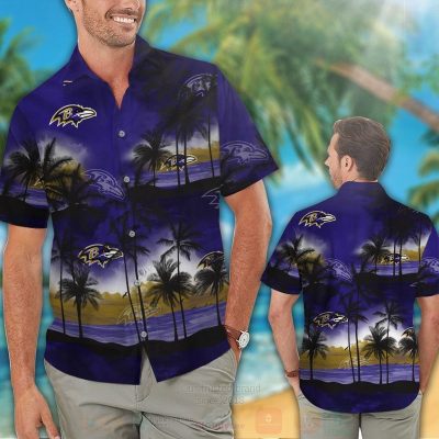 Nfl Baltimore Ravens Hawaiian Shirt, Short - Hot Sale 2025