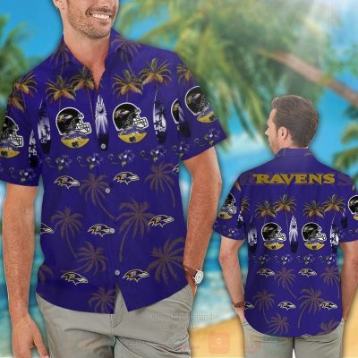 Nfl Baltimore Ravens Rugby Cap Hawaiian Shirt, Short - Hot Sale 2025