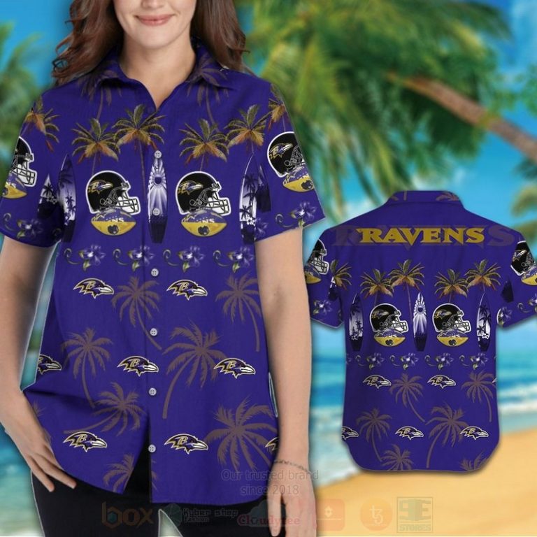 Nfl Baltimore Ravens Rugby Cap Hawaiian Shirt, Short - Hot Sale 2025