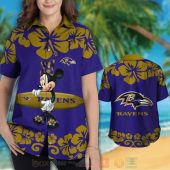 Nfl Baltimore Ravens And Minnie Mouse Hawaiian Shirt Short 1 2 768x768 1.jpg - demo10