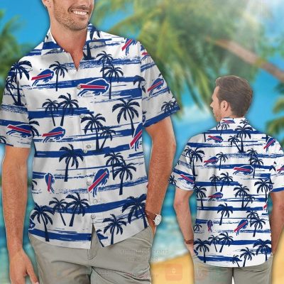 Nfl Buffalo Bills Blue-White Hawaiian Shirt, Short - Hot Sale 2025