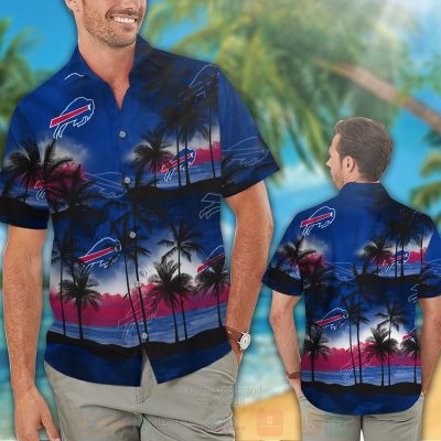 Nfl Buffalo Bills Dark Blue Hawaiian Shirt, Short - Hot Sale 2025