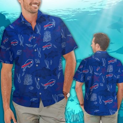 Nfl Buffalo Bills Fish Hawaiian Shirt, Short - Hot Sale 2025
