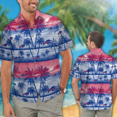 Nfl Buffalo Bills Pink-Blue Hawaiian Shirt, Short - Hot Sale 2025