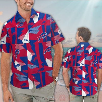 Nfl Buffalo Bills Red-Blue Hawaiian Shirt, Short - Hot Sale 2025