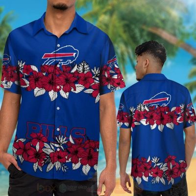Nfl Buffalo Bills Red Hibiscus Hawaiian Shirt, Short - Hot Sale 2025