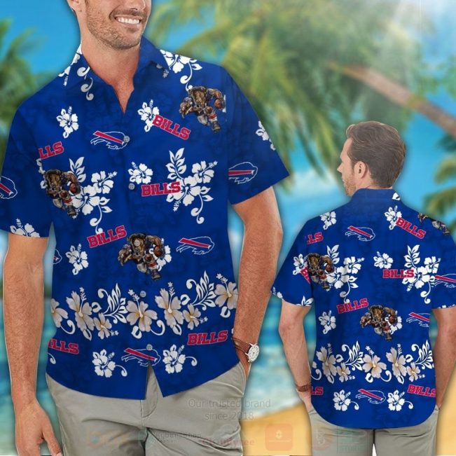 Nfl Buffalo Bills White Hibiscus Flowers Hawaiian Shirt, Short - Hot Sale 2025