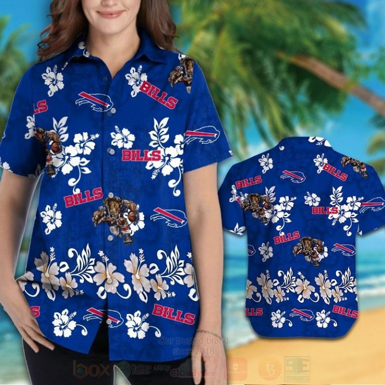 Nfl Buffalo Bills White Hibiscus Flowers Hawaiian Shirt, Short - Hot Sale 2025