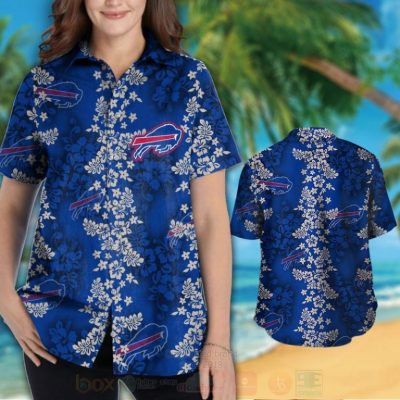 Nfl Buffalo Bills White Hibiscus Hawaiian Shirt, Short - Hot Sale 2025
