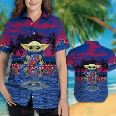 Nfl Buffalo Bills And Baby Yoda Hawaiian Shirt, Short - Hot Sale 2025