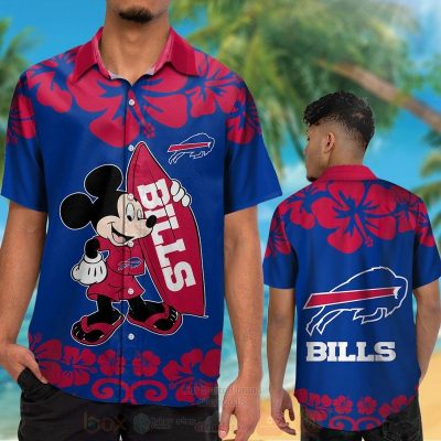 Nfl Buffalo Bills And Mickey Mouse Hawaiian Shirt, Short - Hot Sale 2025