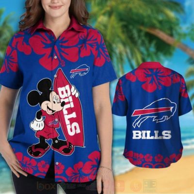 Nfl Buffalo Bills And Mickey Mouse Hawaiian Shirt, Short - Hot Sale 2025