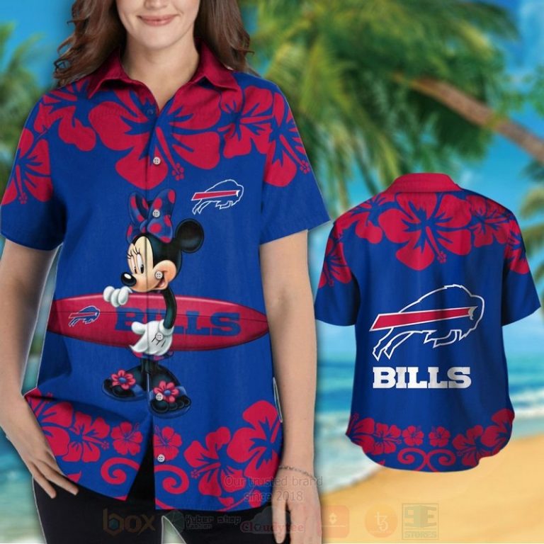 Nfl Buffalo Bills And Minnie Mouse Hawaiian Shirt, Short - Hot Sale 2025