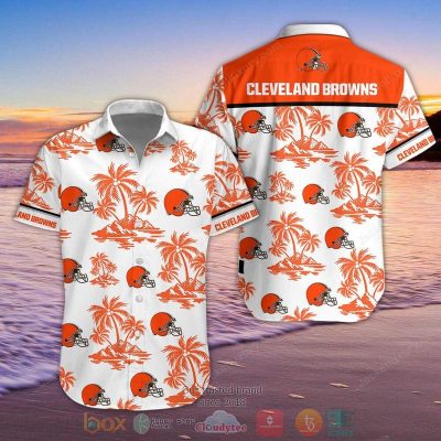 Nfl Cleveland Browns Palm Tree Hawaiian Shirt, Shorts - Hot Sale 2025