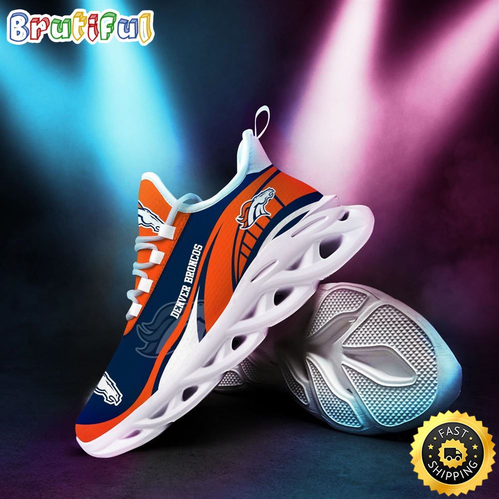 NFL Denver Broncos Sneaker Max Soul Shoes Hot Special Gift For Fans
